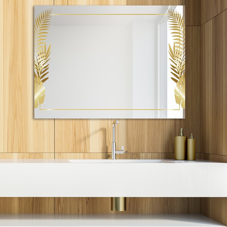 Capital Botanical Bliss Coastal Bathroom Vanity Mirror